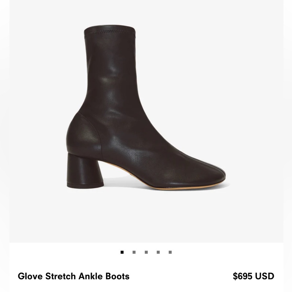 Proenza Schouler Glove Stretch Ankle Boots  Size 38/5